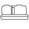 Covercraft Precision Fit Leatherette Second Row Seat Covers GTC1232LTLG