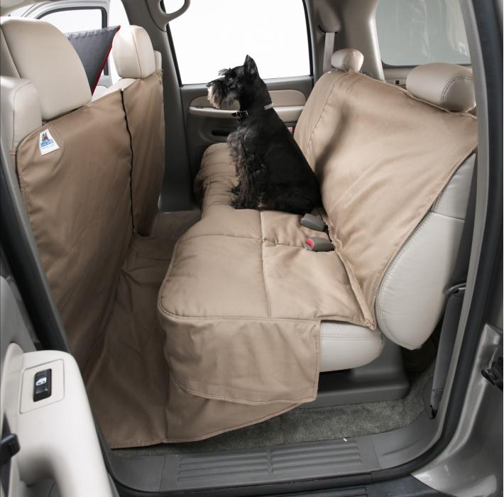 Covercraft 2018 2021 Toyota Tacoma Canine Covers Coverall Polycotton Misty Gray Dca4616ct - Dog Seat Cover For Toyota Tacoma