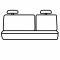 Covercraft 2005-2010 Honda Odyssey Precision Fit Endura Third Row Seat Covers GTH2277ENCB