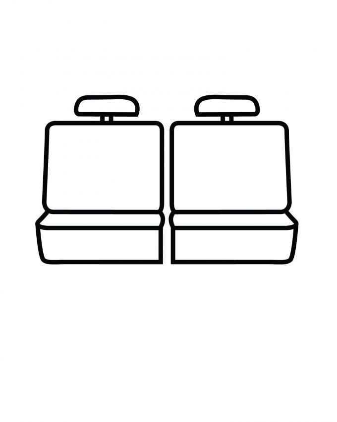 Covercraft SeatSaver Custom Seat Cover, Waterproof Taupe SS7280WFTP