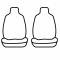 Covercraft 2002-2004 Jeep Liberty Precision Fit Endura Front Row Seat Covers GTJ1642ENSS