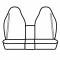 Covercraft Precision Fit Endura Front Row Seat Covers GTD1180ENRB