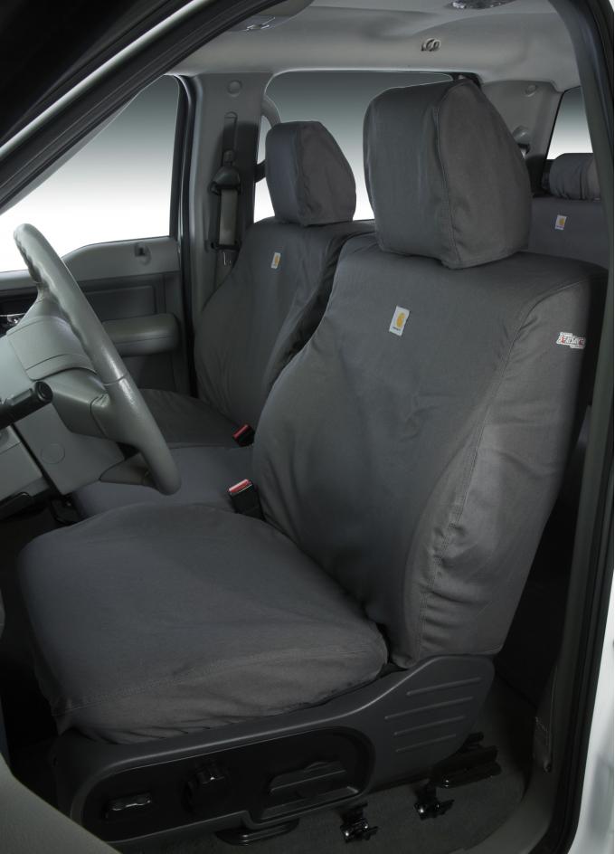 Covercraft 2011-2014 Ford F-150 Carhartt SeatSaver Custom Seat Cover, Gravel SSC3418CAGY