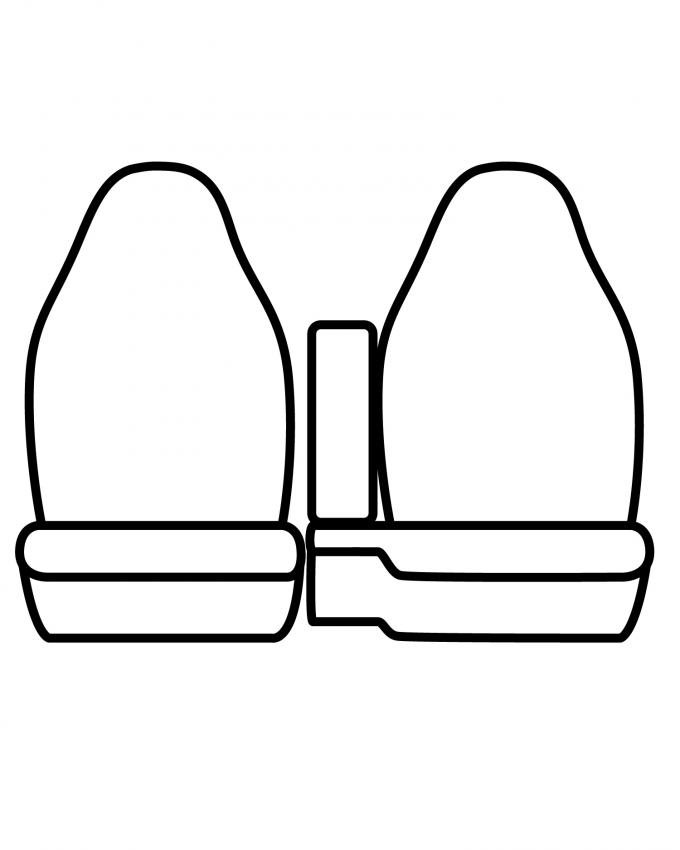 Covercraft 2004-2005 Ford Ranger SeatSaver Custom Seat Cover, Waterproof Taupe SS3361WFTP