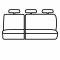 Covercraft 2008-2010 Scion xD Precision Fit Endura Second Row Seat Covers GTSN110ENCC