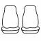 Covercraft 1999-2008 Ford Ranger Precision Fit Endura Second Row Seat Covers GTF398ENRB