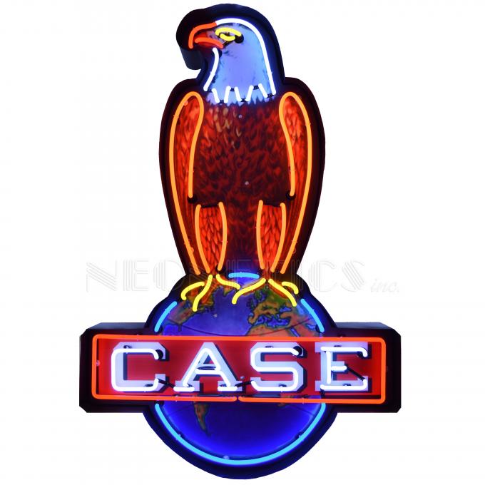 Neonetics Big Neon Signs in Steel Cans, Case Eagle Neon Sign in Shaped Steel Can