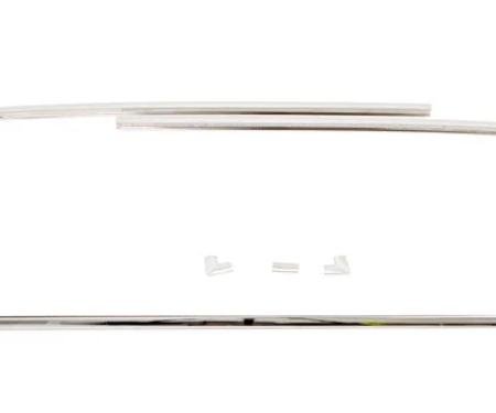 AMD Rear Window Reveal Molding Set, 6 pcs, 67-72 Chevy GMC CK Pickup Truck X670-4067-S