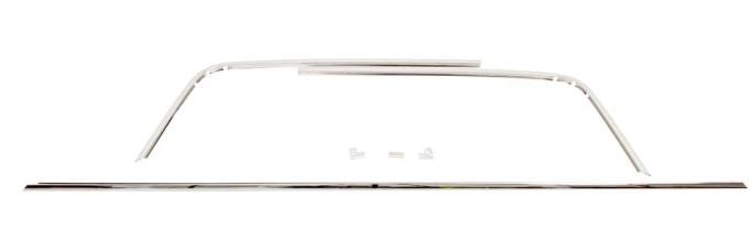 AMD Rear Window Reveal Molding Set, 6 pcs, 67-72 Chevy GMC CK Pickup Truck X670-4067-S