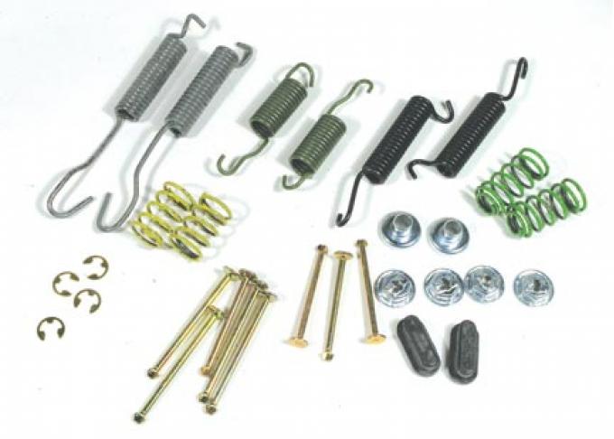 Corvette Front Brake Shoe Hardware Kit, 1963-1964