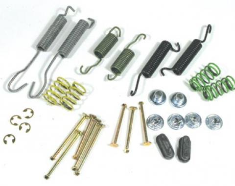 Corvette Front Brake Shoe Hardware Kit, 1963-1964