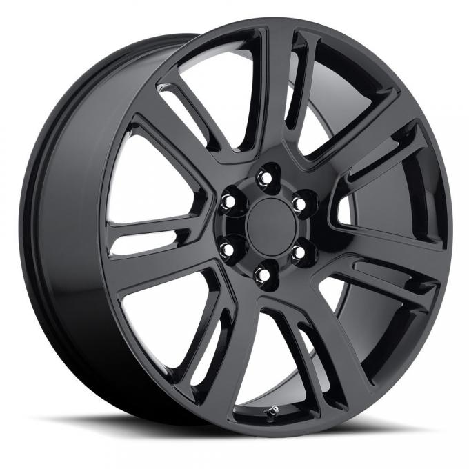Factory Reproductions Escalade Wheels 24X10 6X5.5 +31 HB 78.1 2015 Escalade Gloss Black With Cap FR Series 48 48410316502