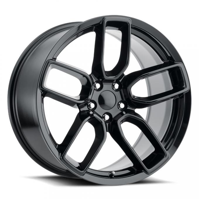 Factory Reproductions Hellcat Wheels 20X9.5 5X115 +15 HB 71.5 Hellcat Widebody Gloss Black With Cap FR Series 74 74095151502