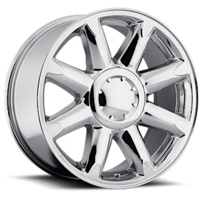 Factory Reproductions Denali Wheels 20X8.5 6X5.5 +31 HB 78.1 GMC Denali Chrome With Cap FR Series 38 38085316501