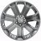 22" Fits Chevrolet - Silverado Wheel - Hyper Black with Chrome Inserts 22x9