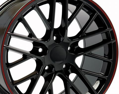 18" Fits Chevrolet - Corvette C6 ZR1 Wheel - Black 18x8.5
