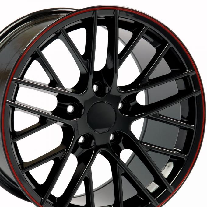 18" Fits Chevrolet - Corvette C6 ZR1 Wheel - Black 18x8.5