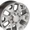 Hyper Silver Replica Wheel with Chrome Inserts fits Ram 2500-3500 - 20x8