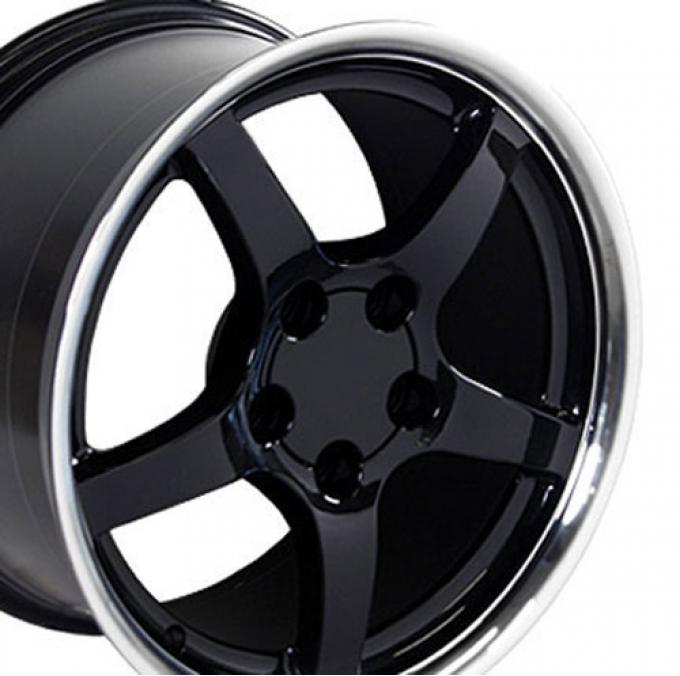 17" Fits Chevrolet - Corvette C5 Wheel - Black 17x9.5