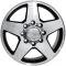 20" Fits Chevrolet - Silverado Wheel - Black Mach'd Face 20x8.5