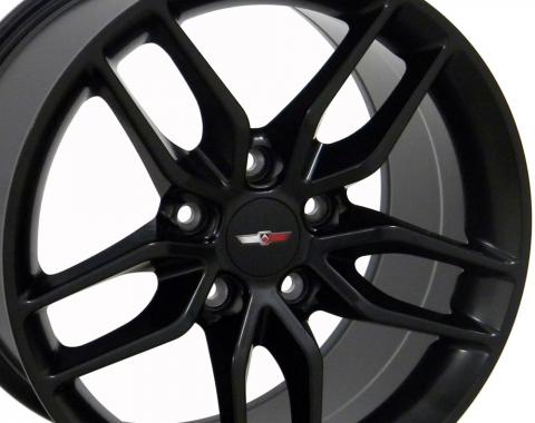Satin Black Wheel fits Corvette (Stingray style) 18x10.5