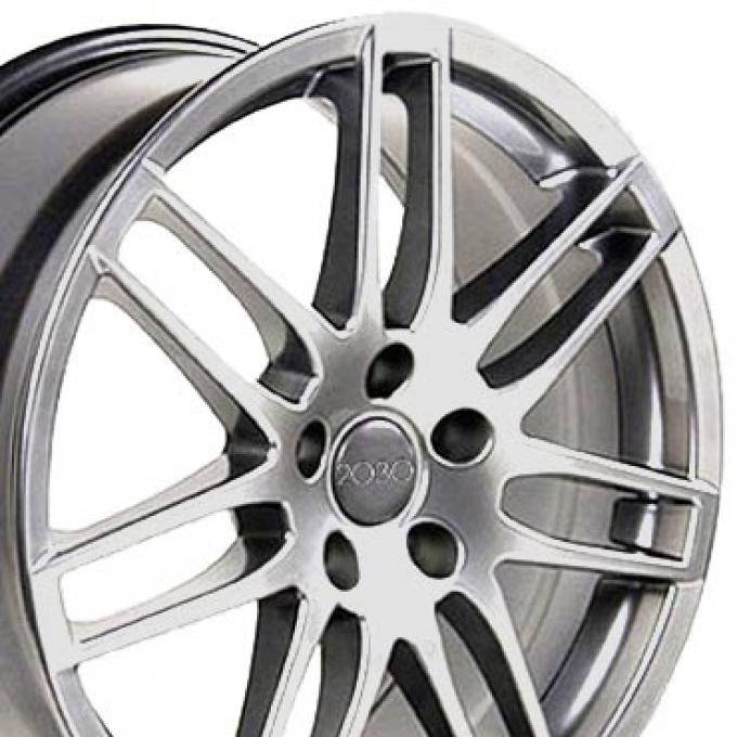 18" Fits Audi - RS4 Wheel - Hyper Silver 18x8