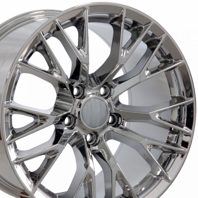 20" fits Chevrolet Corvette C7 Z06 Wheel Replica - Chrome 20x12