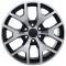 20" Fits GMC - Sierra 1500 Wheel - Black Mach'd Face 20x9