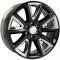 20" Fits Chevrolet - Tahoe Wheel - Black with Chrome Inserts 20x8.5