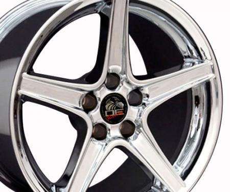 18" Fits Ford - Mustang Saleen Wheel - Chrome 18x9