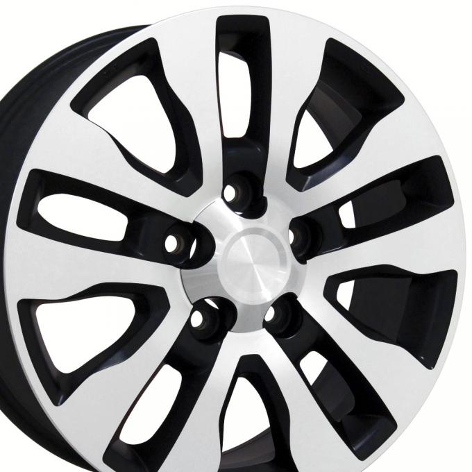 20" Fits Toyota - Tundra Wheel - Matte Black Mach'd Face 20x8