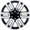 20" Fits Toyota - 4Runner Wheel - Black Mach'd Face 20x7