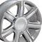 22" Fits Cadillac - Escalade Wheel - Hyper Silver with Chrome Insert 22x9