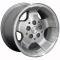 Silver Machined Face Wheel fits Jeep Wrangler 15x8