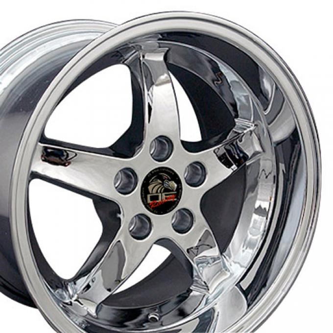 17" Fits Ford - Mustang Cobra R Wheel - Chrome 17x10.5