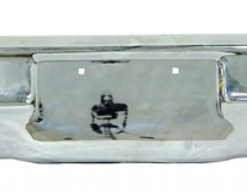 AMD Front Bumper, Chrome, w/o Impact Strip Holes 100-4073