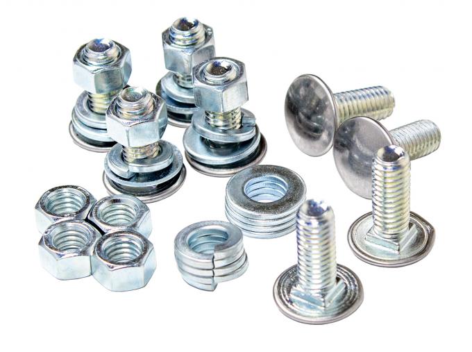 AMD Bumper Mounting Bolt Set, 32Pcs (Bolt, Flat & Lock Washers, Nut) 8 Bolts 101-1000-32S