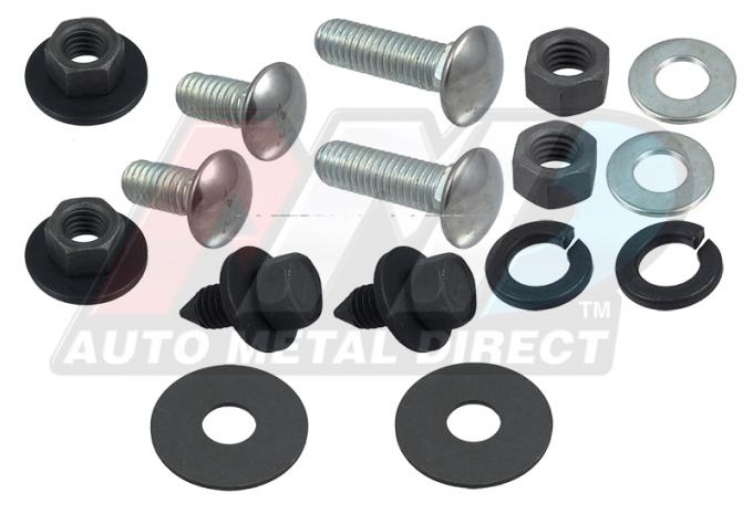 AMD Front Bumper Bolt Set, 69 Camaro with Chrome Bumper 101-3569-S