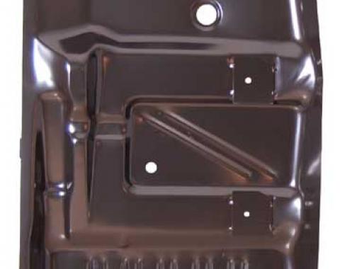 AMD Front Floor Pan Half, LH, 71-72 Demon; 73-74 Dart Sport; 67-69 Barracuda; 70-74 Duster; 67-71 Valiant 405-1267-L