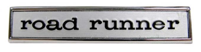 AMD Door or Rear Body Panel Emblem, "Road Runner", 68 Roadrunner 999-1468-51