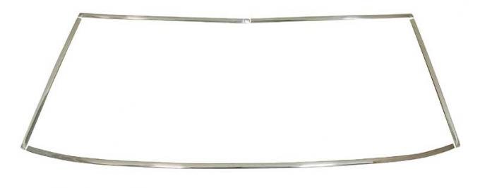 AMD Windshield Molding Set, 68-76 Dart; 71-76 Scamp; 68-69 Barracuda 2DR Hardtop 385-2067-S