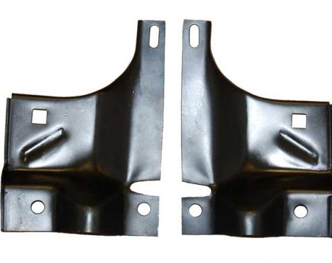 AMD Rear Bumper Guard Brackets / Frame Braces / Exhaust Hangers, 68-70 Charger 981-2668-P