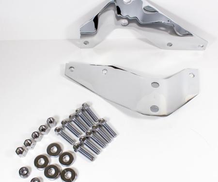 AMD Front Bumper Bracket Set, Chrome, 53-56 F100 F250 105-4553-CS