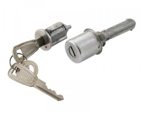 Dennis Carpenter Ignition and Tailgate Lock Cylinder - 1959 Ford Car   B9A-5943505-SET