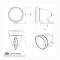 United Pacific GT Racing Style Mirror Kit, Black S1403