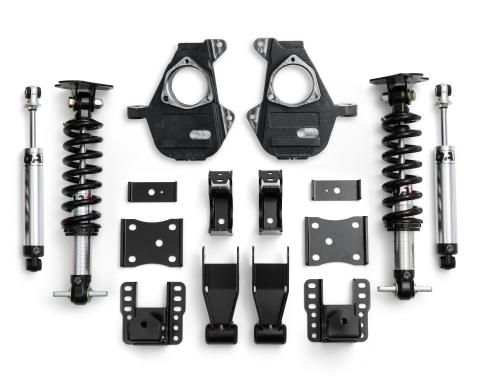 QA1 4/6 Lowering Kit, 07-16 GM 1500, 2WD Cast Arms, Single Adjust LK11-GMT03