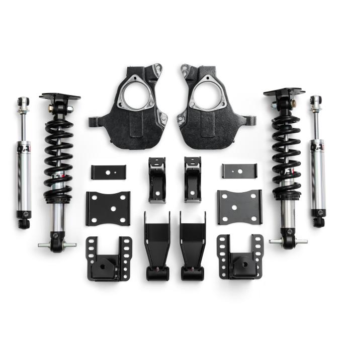 QA1 4/6 Lowering Kit,14-18 GM 1500,2WD Stamped/Al. Arms Single Adjust LK21-GMT03
