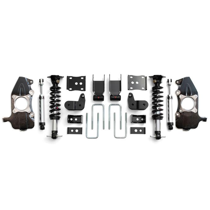 QA1 3/5 Lowering Kit, 21-25 F150 4WD, W/Spindles, Single Adjustable LK11-FF04