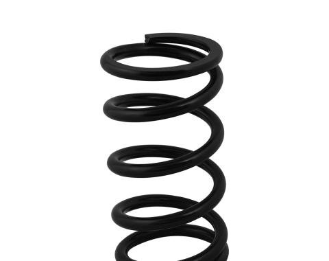 QA1 Spring, Cr-Si High Travel 2-1/2" Id, 9" X 350 Lbs/In. Black Pwdr Coat 9HT350B