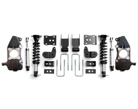 QA1 3/5 Lowering Kit, 21-25 F150 4WD, W/Spindles, Single Adjustable LK11-FF04